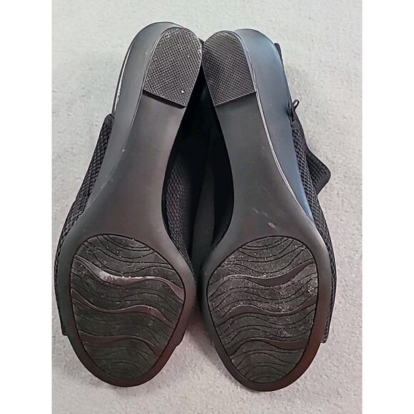 Impo Nurelle Black Fabric Slingback Heels Size 8M Women’s GUC - Picture 7 of 8